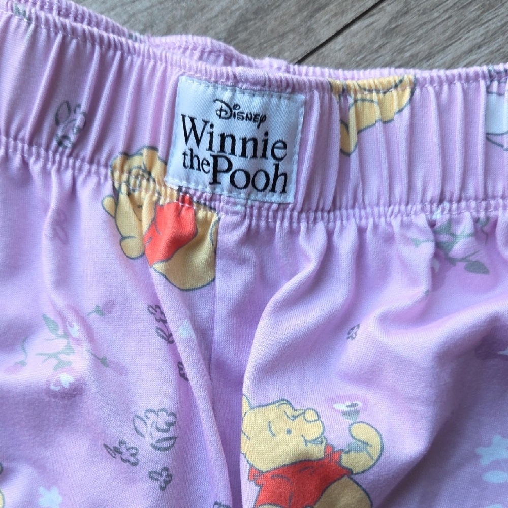Disney Pink Winnie the Pooh Sleep Shorts Medium - Picture 4 of 7